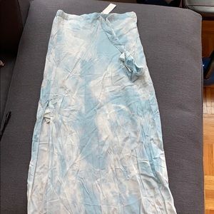 Tie dye midi skirt